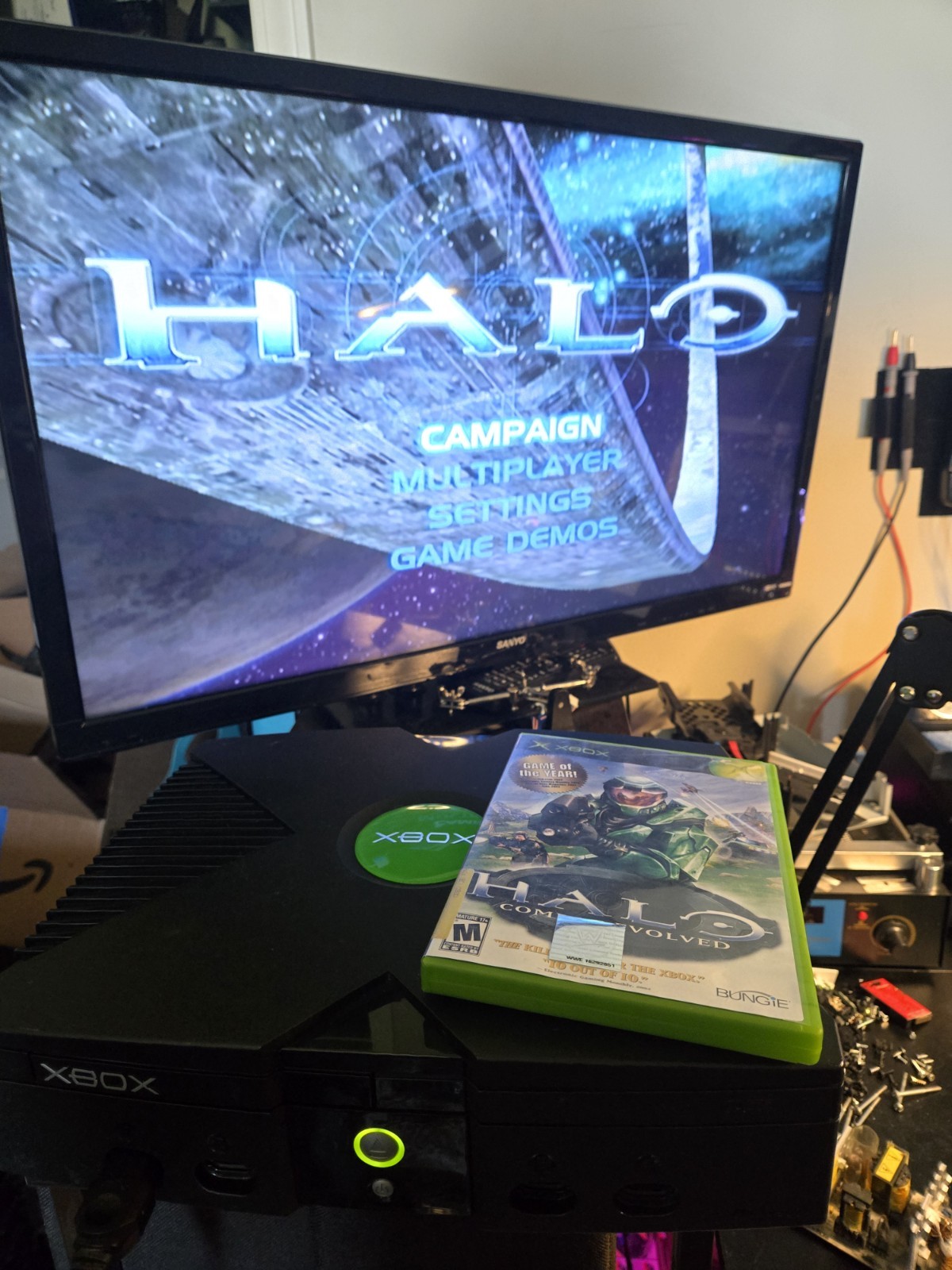 Original Xbox Black V1.0 Console Only Reconditioned, Recapped, Repasted