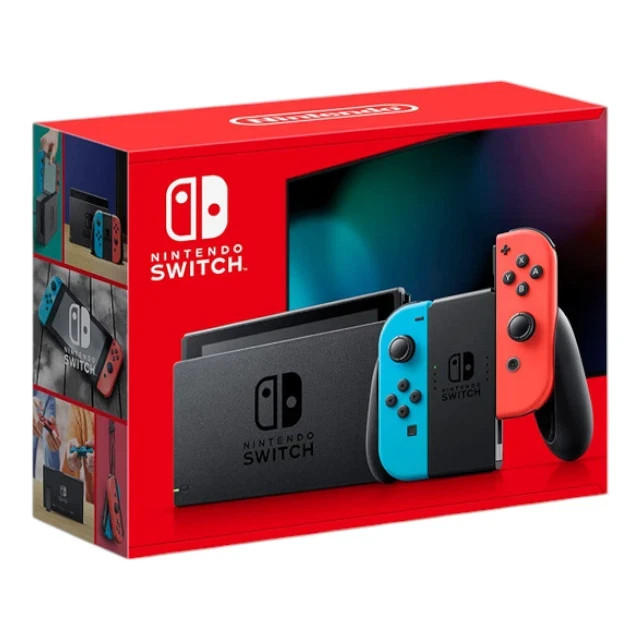 Nintendo Switch 32GB Console Neon Red Neon Blue Joy-Con