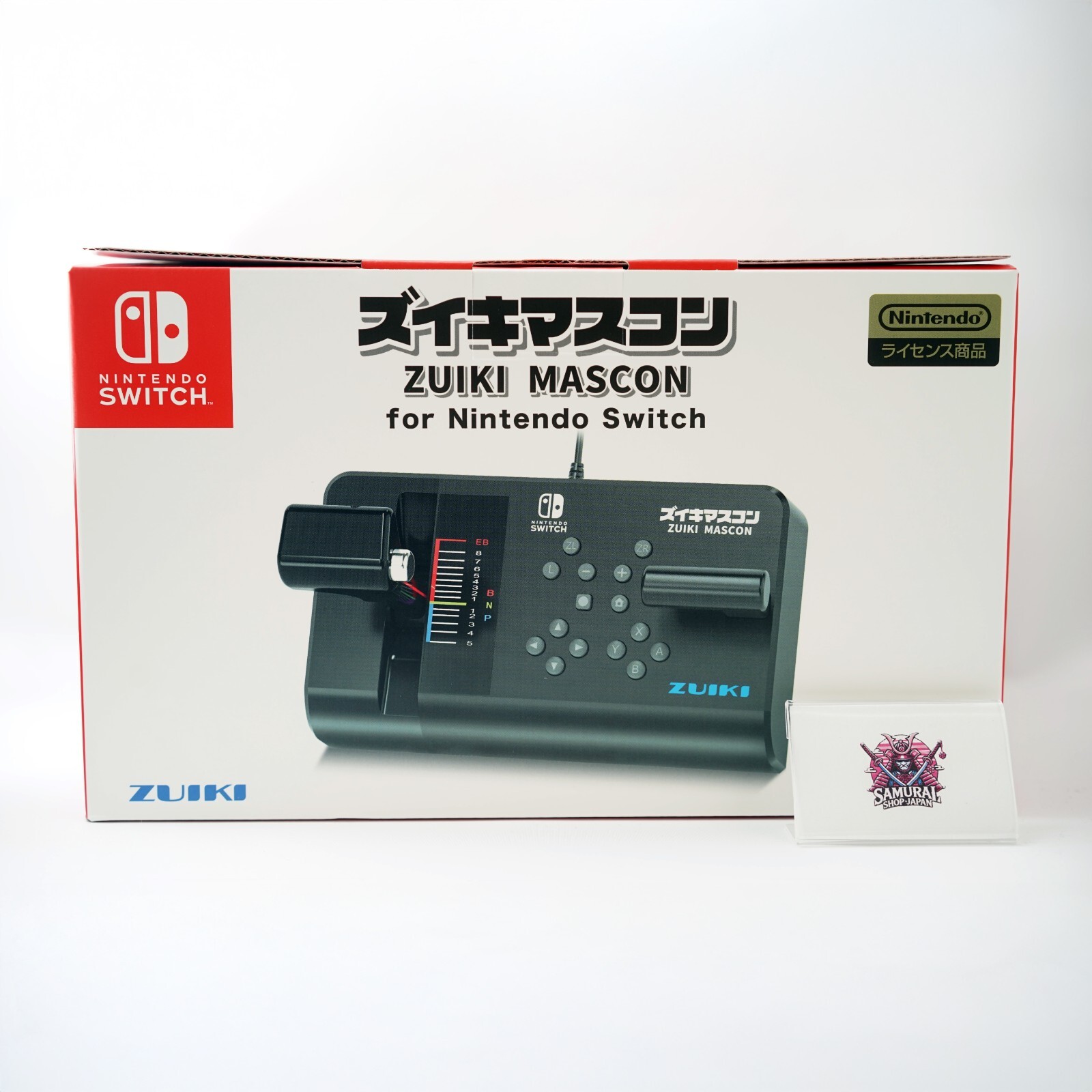 ZUIKI MASCON Densha de Go Controller for Nintendo Switch Black Japan New