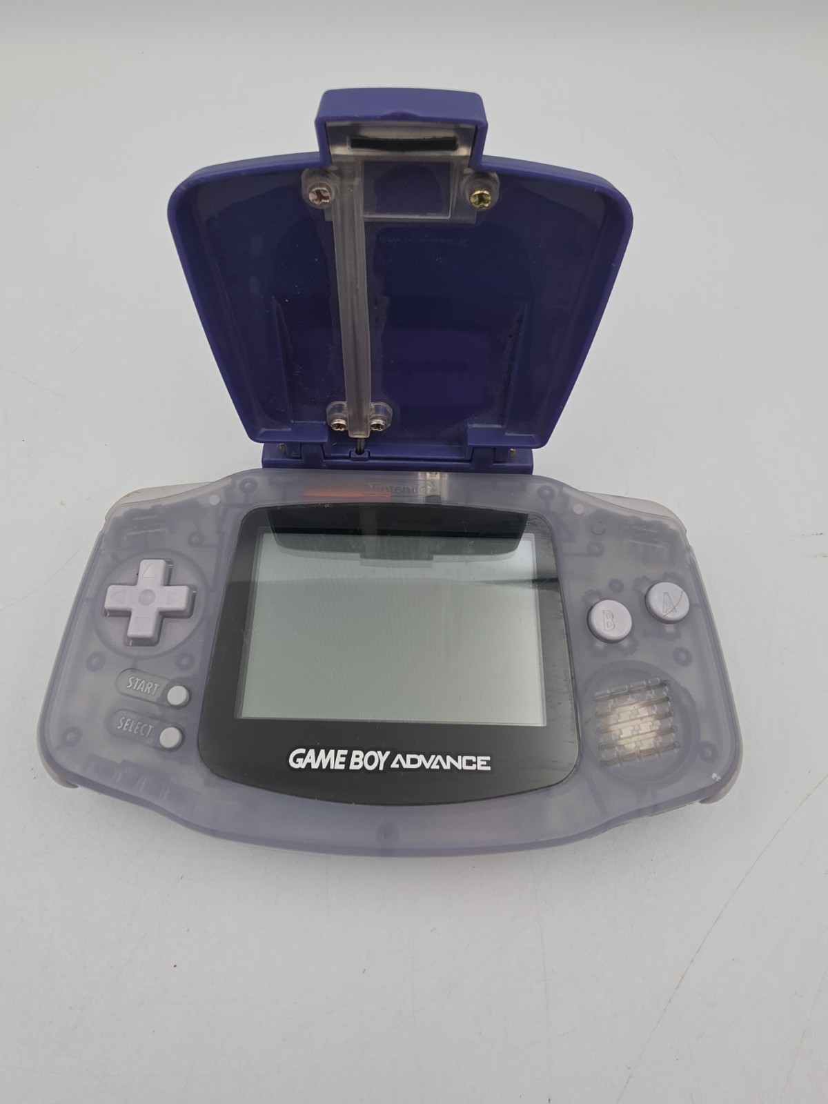 Nintendo Game Boy Advance Console System – Clear Glacier Tested – With Light!