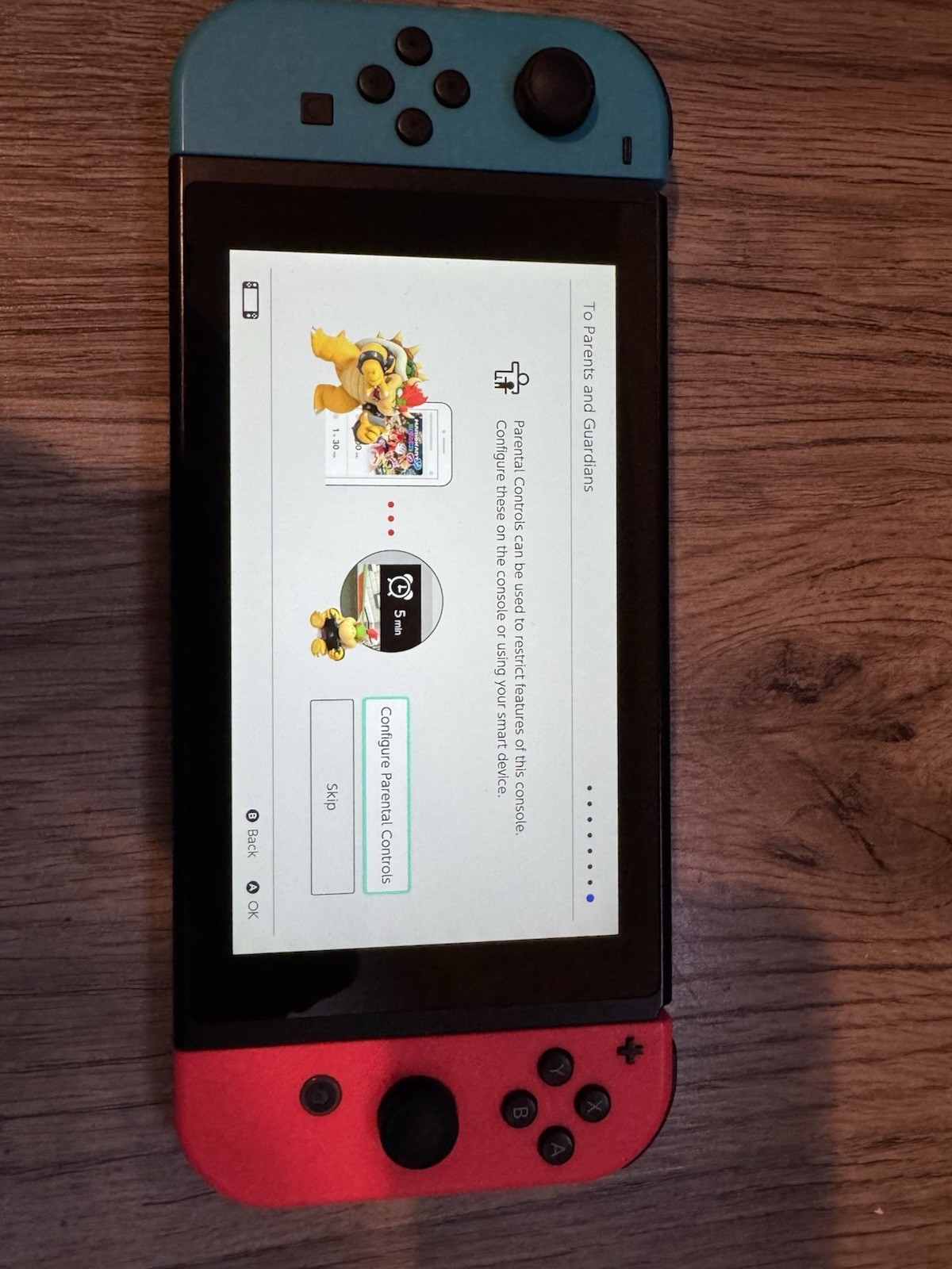 Nintendo Switch 32GB Gray Console with Neon Red and Neon Blue Joy-Con