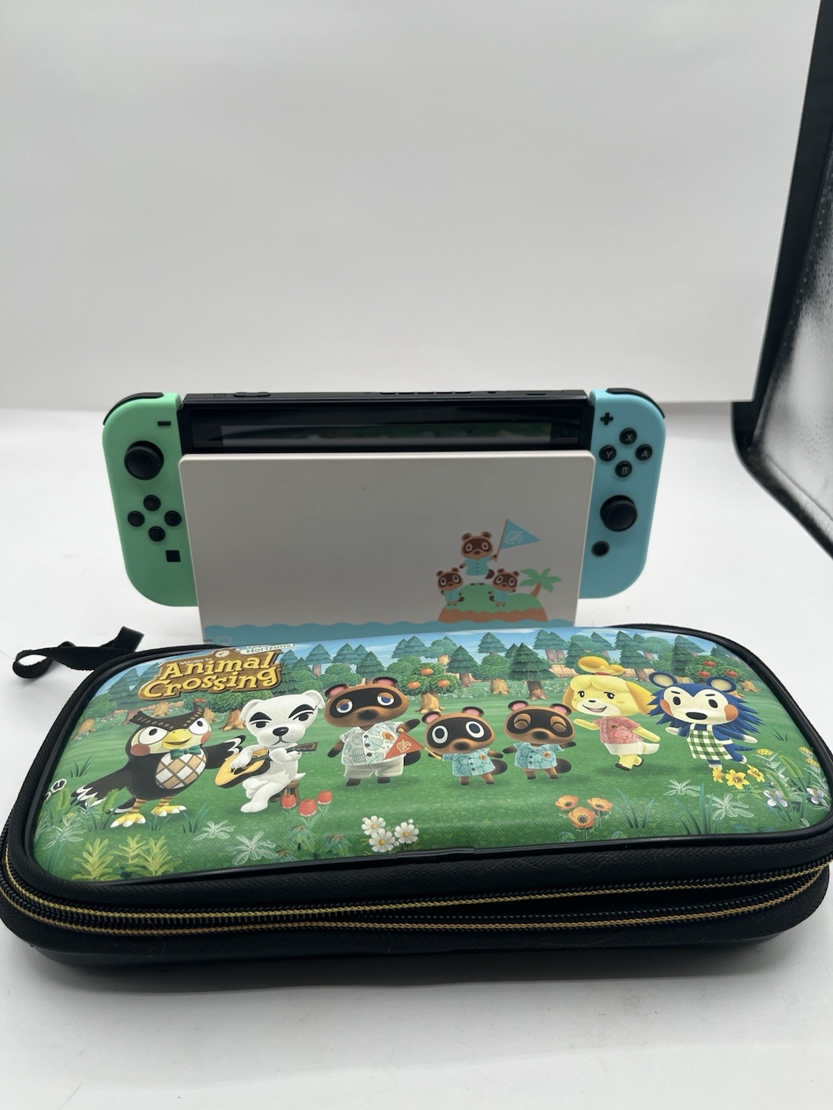 Nintendo Switch Animal Crossing Edition Console w/ Dock, Case