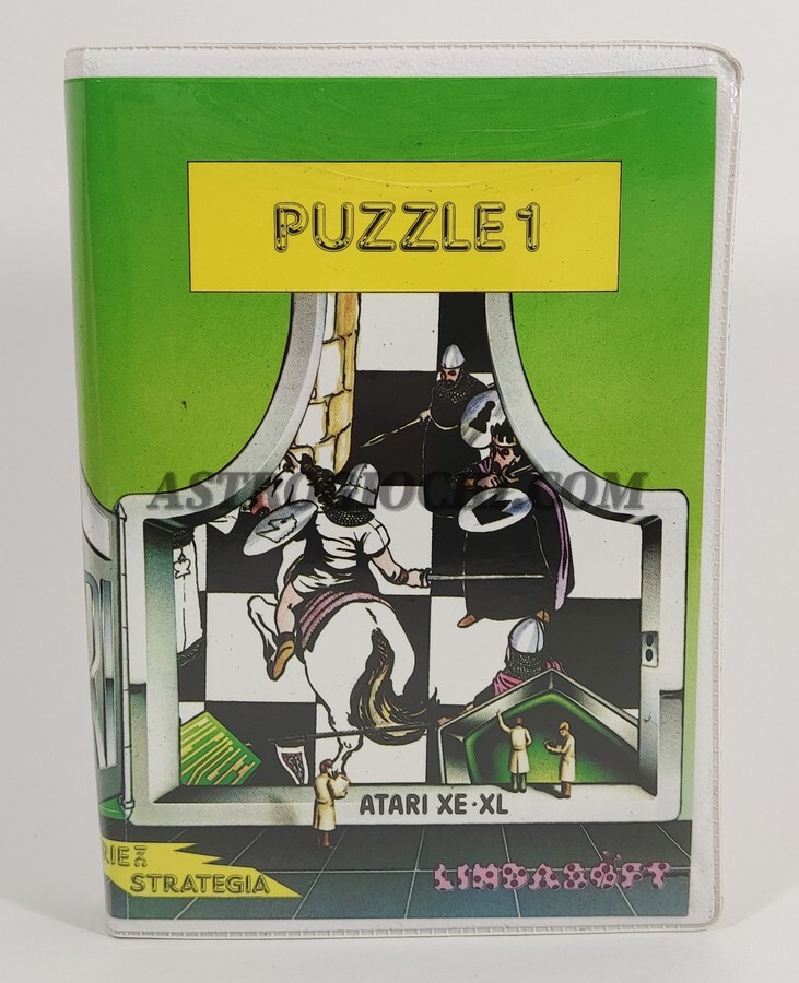 ATARI XE XL CASSETTE LINDASOFT ARCADE PUZZLE VINTAGE ’80 NEW IN BOX