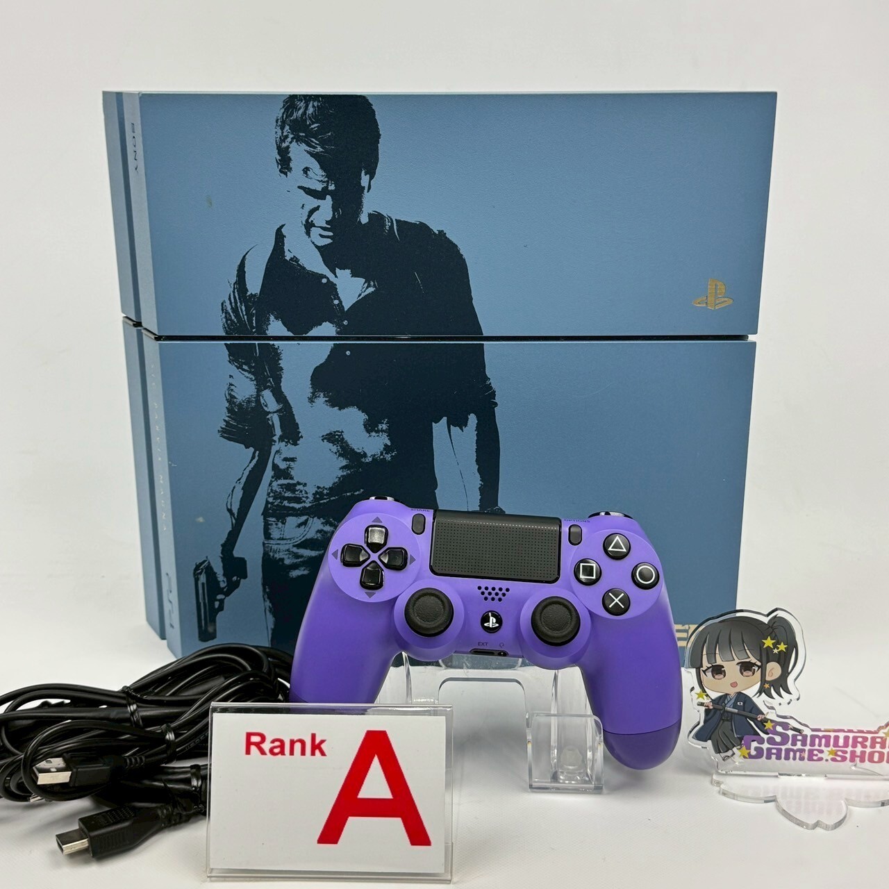 PS4 Sony PlayStation 4 Uncharted 4 Limited Edition 500GB Blue Console 1 Day Ship