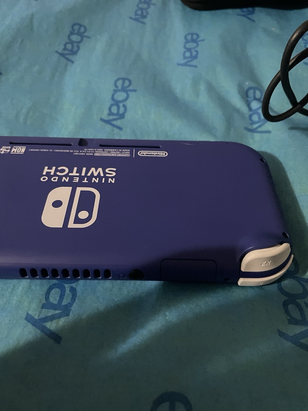 Nintendo Switch Lite Handheld Console – 32GB – Blue With Case