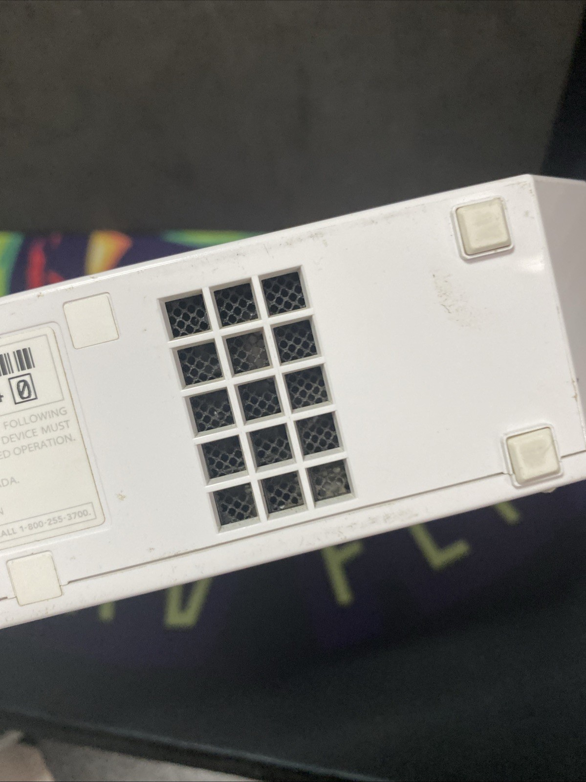 Nintendo Wii Console Only RVL-001 For Parts Or Repair Powers On A1 1