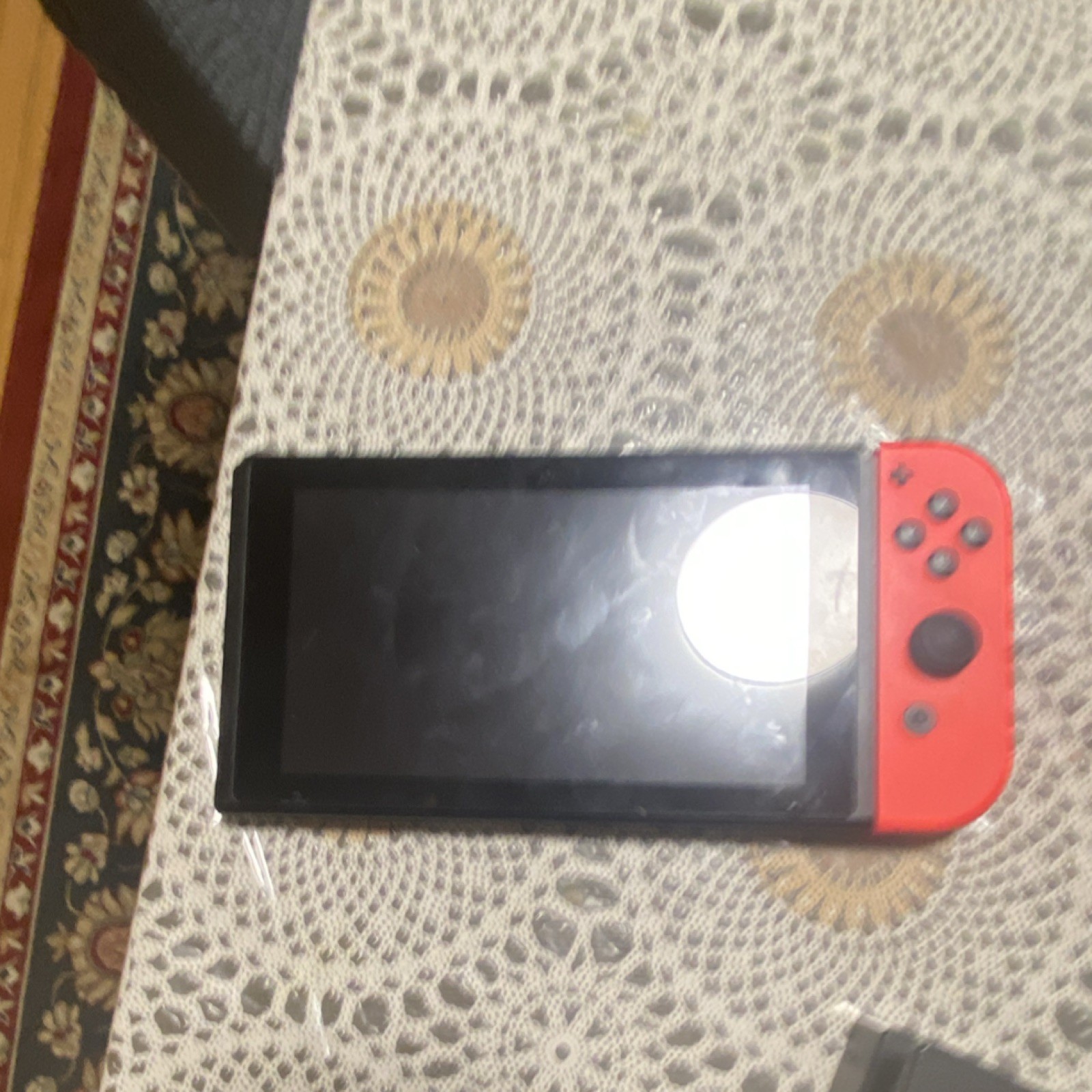 Nintendo Switch Console Black Red with Dock, Joy-Con, HDMI, USB, Wi-Fi