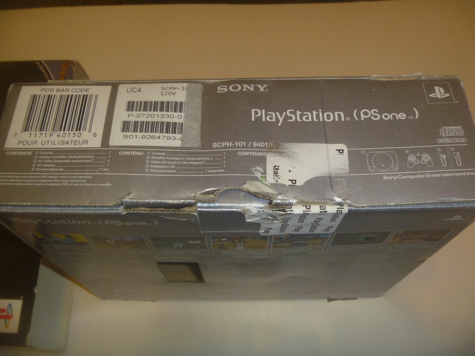 Sony Playstation 1 PS1 PSOne System Console White SCPH-101 In Box Good Shape