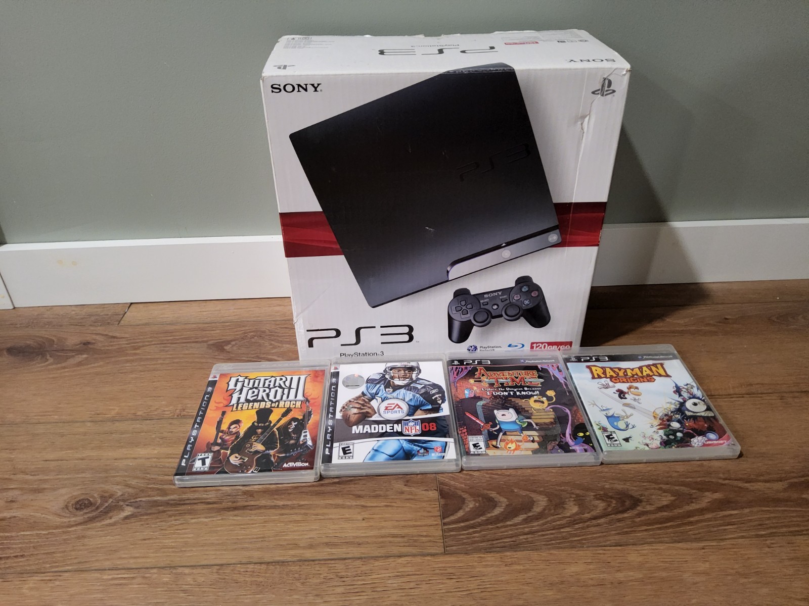 Sony Playstation 3 Slim Console, PS3 System, 120GB, Complete with Box CECH-2001A