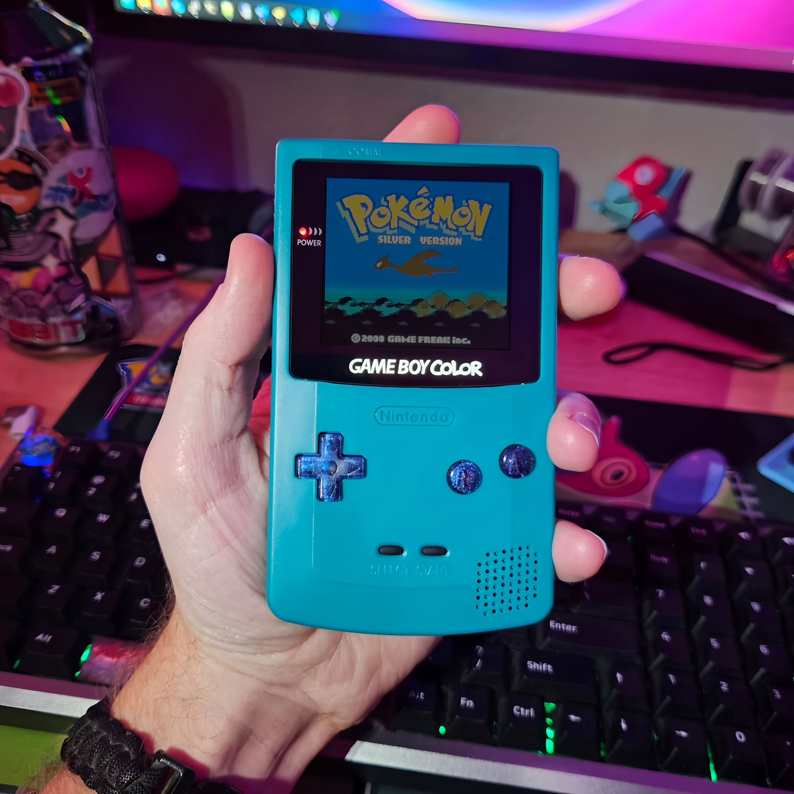 Nintendo Game Boy Color Console Handheld System Cleaned Tested New CaseRenewed