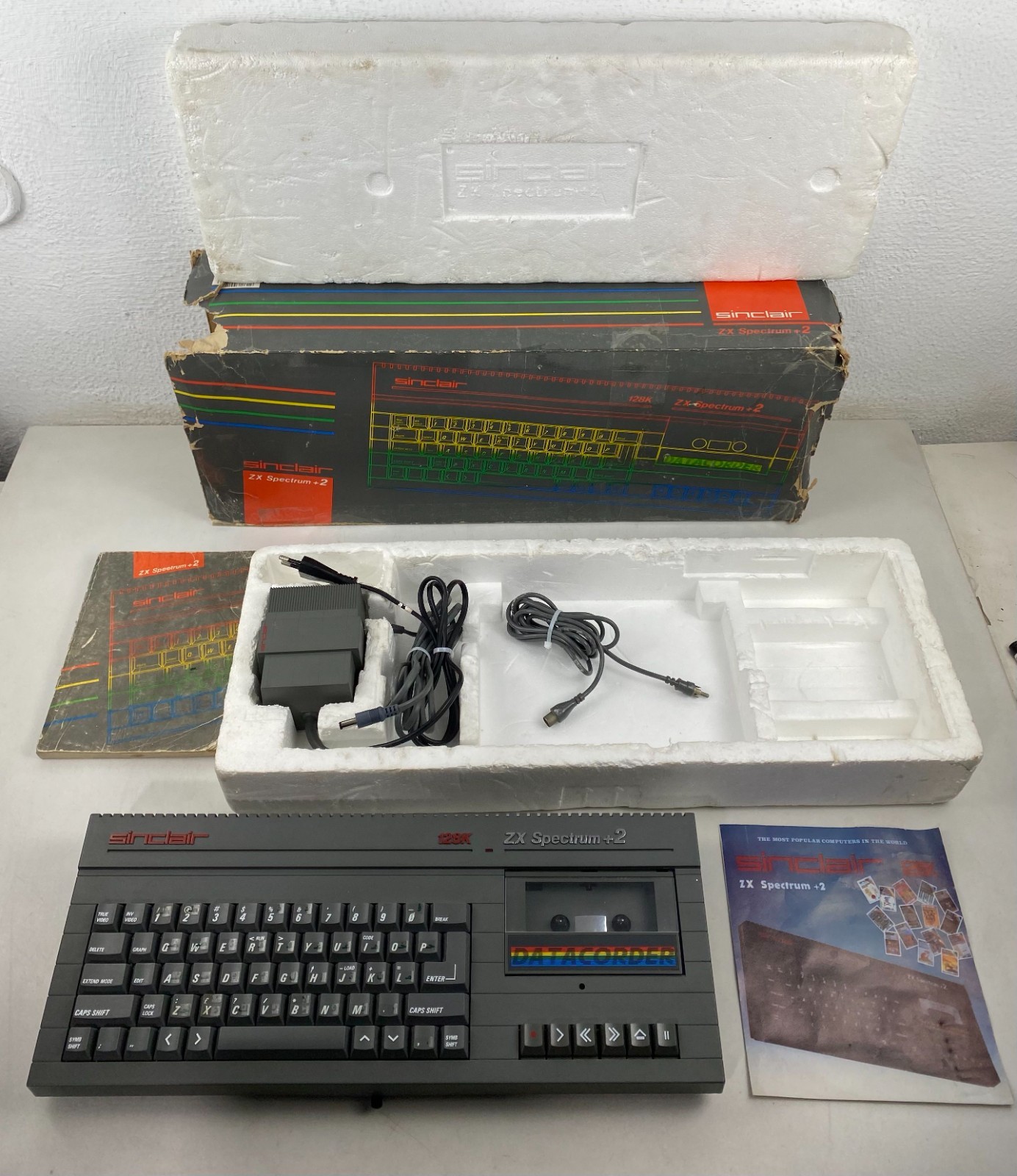 SINCLAIR ZX SPECTRUM +2 128K COMPUTER GAME VINTAGE Arabic & English سنكلير مصر