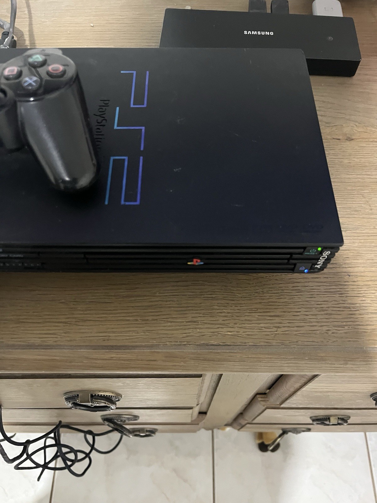 Sony Playstation 2 PS2 Fat Console SCPH-30001 w/ Power Cable And Control TESTED