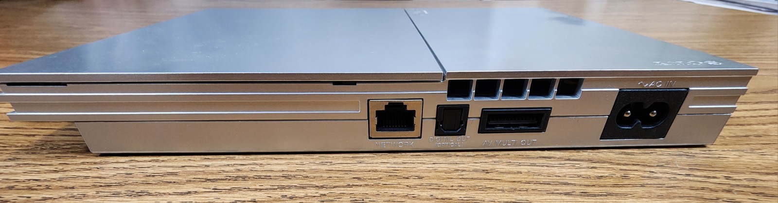 PS2 Slim CONSOLE W/power cord Silver Model No.SCPH-90001 Tested/Works