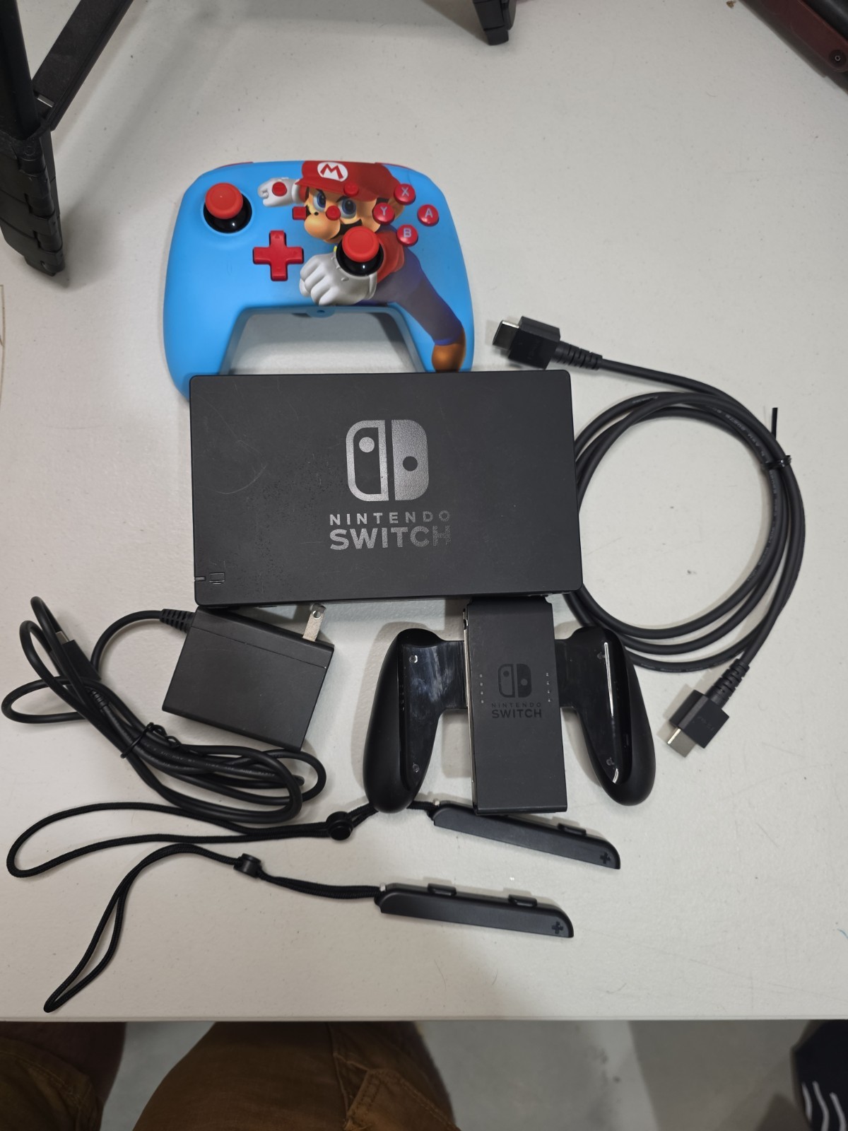 Nintendo Switch Dock Set Black w/ HDMI Cable, Power Supply & Controllers