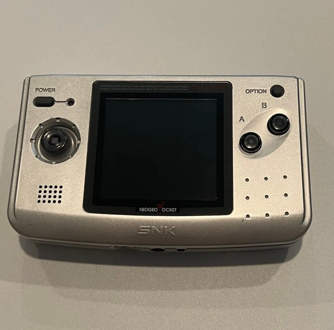 Neo Geo Pocket Color Silver Model Full Size IPS Q5