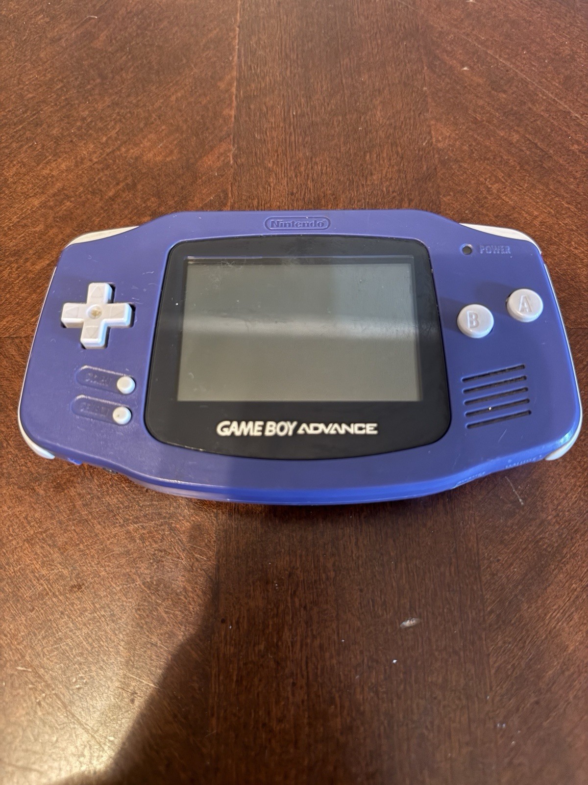 Nintendo Game Boy Advance Indigo Console Tested Working AGB-001