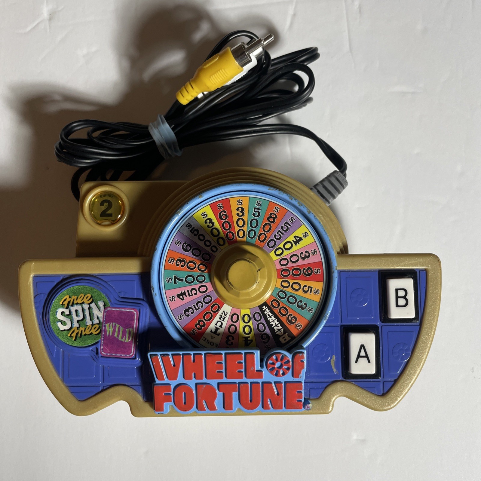 Wheel of Fortune Plug and Play 2nd edition Tested and Working, TV Game Handheld