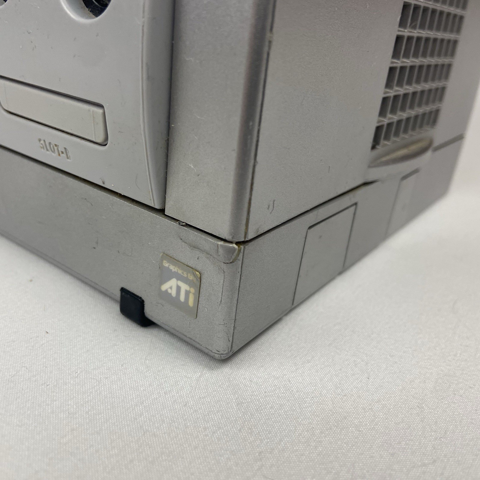 Nintendo GameCube Platinum Silver Console DOL-101 Tested Working + Memory Card