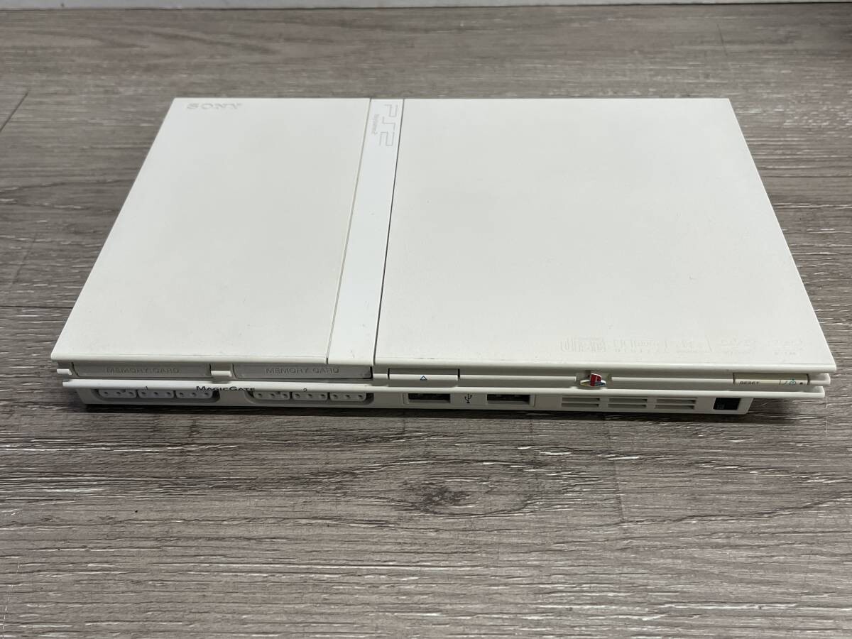 PS2 Slim Console System Ceramic White SCPH-75000 Playstation 2 SONY Set