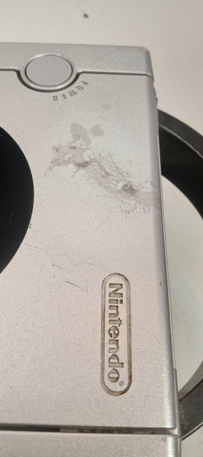 Nintendo GameCube Platinum Console – Silver dol-101 tested works controller/game