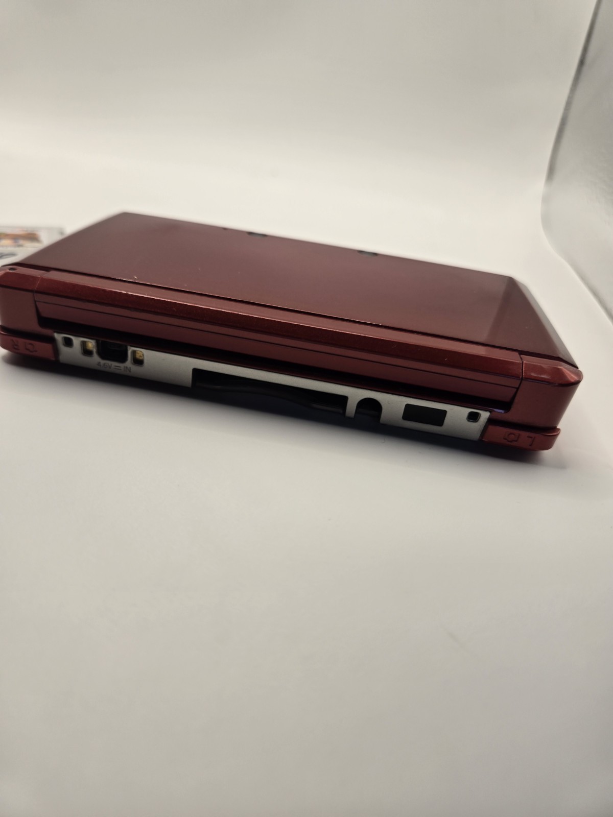 Nintendo 3DS Metallic Red Console System with 7 GamesNo Charger No Stylus