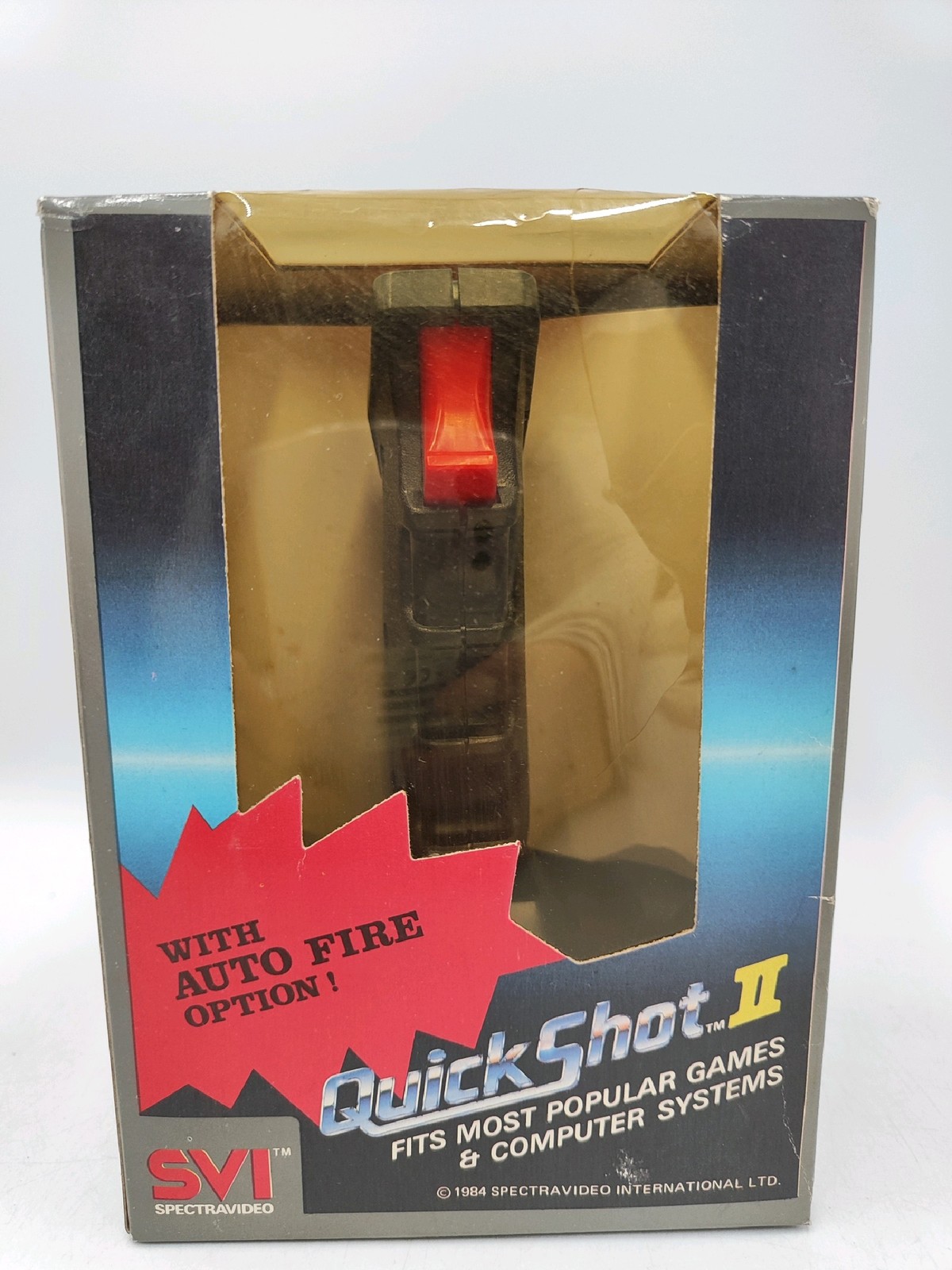 Quick Shot 2 Joystick Deluxe Model With Auto Fire for C64 Atari ZX Spectrum