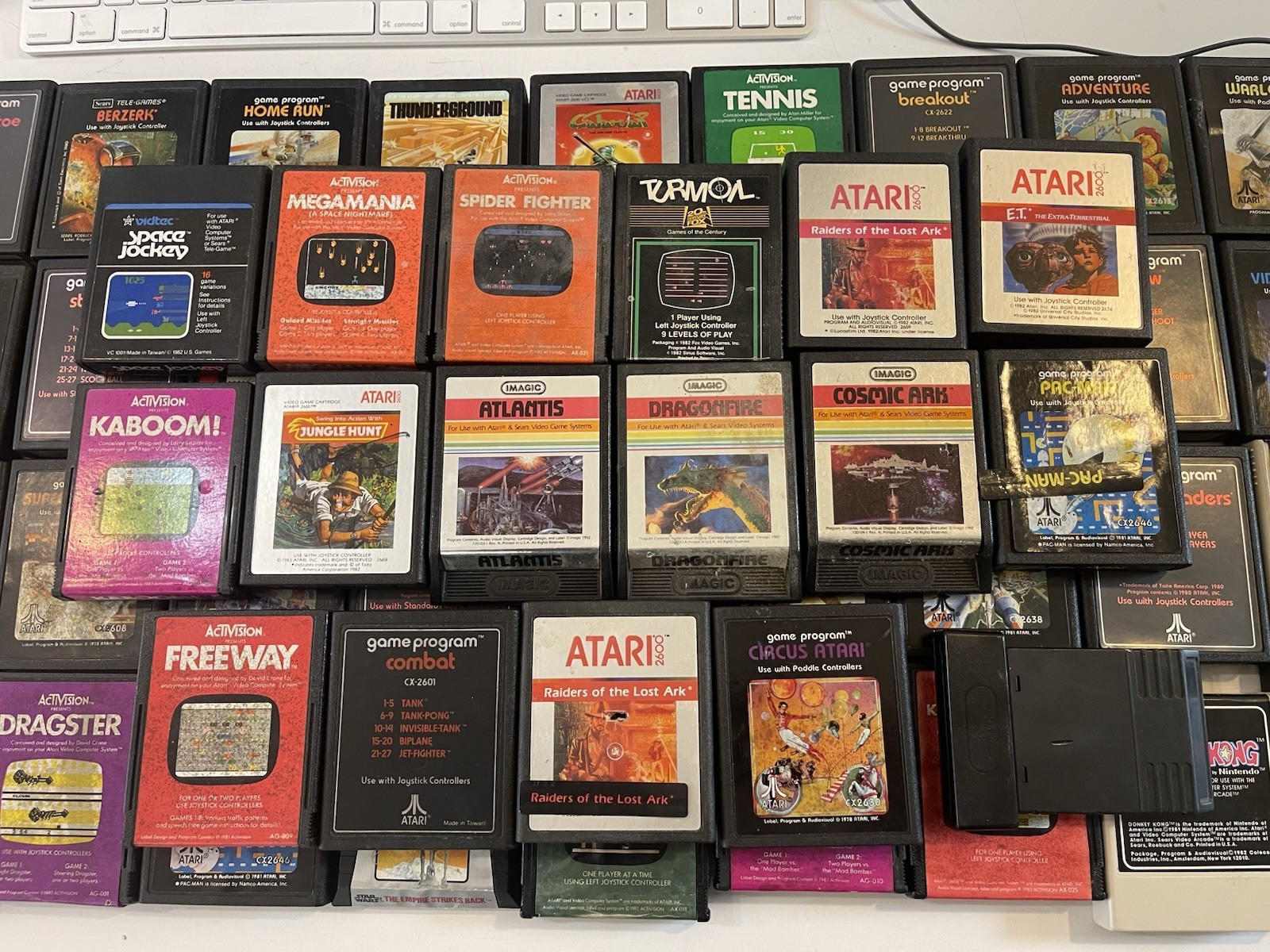 1977 Atari 2600 “Heavy Sixer” Console w/ 55 Games, Controllers, Manuals + Box