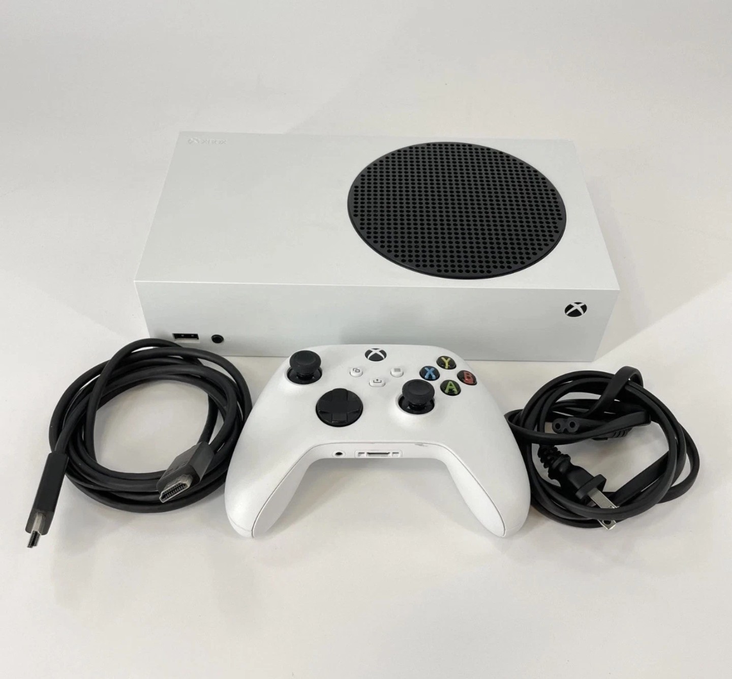Microsoft Xbox Series S Console White 512GB w/ Controller/HDMI Cable – Excellent