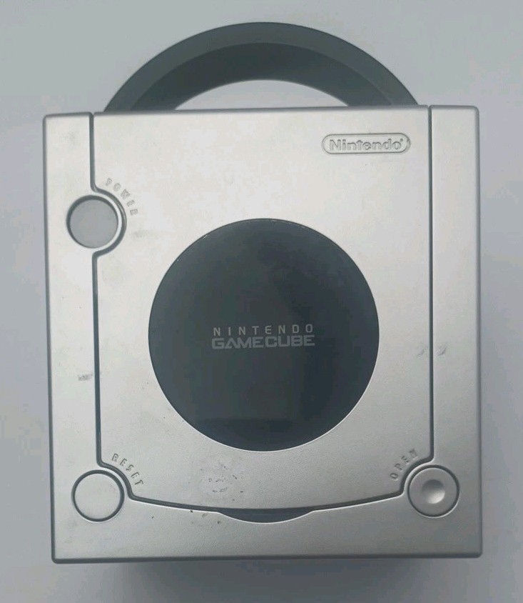 Nintendo GameCube Platinum Console -Controller- Cords Included DOL 001