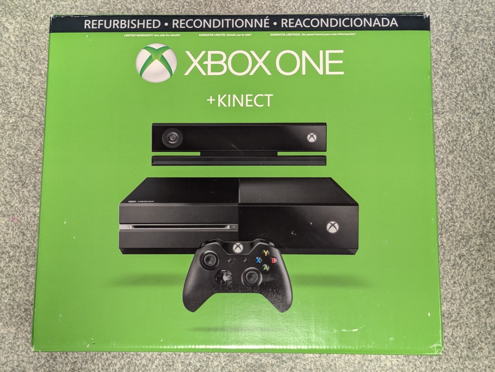 Microsoft Xbox One 500GB Console + Kinect (NEW-like Fact. Refur.) – Complete