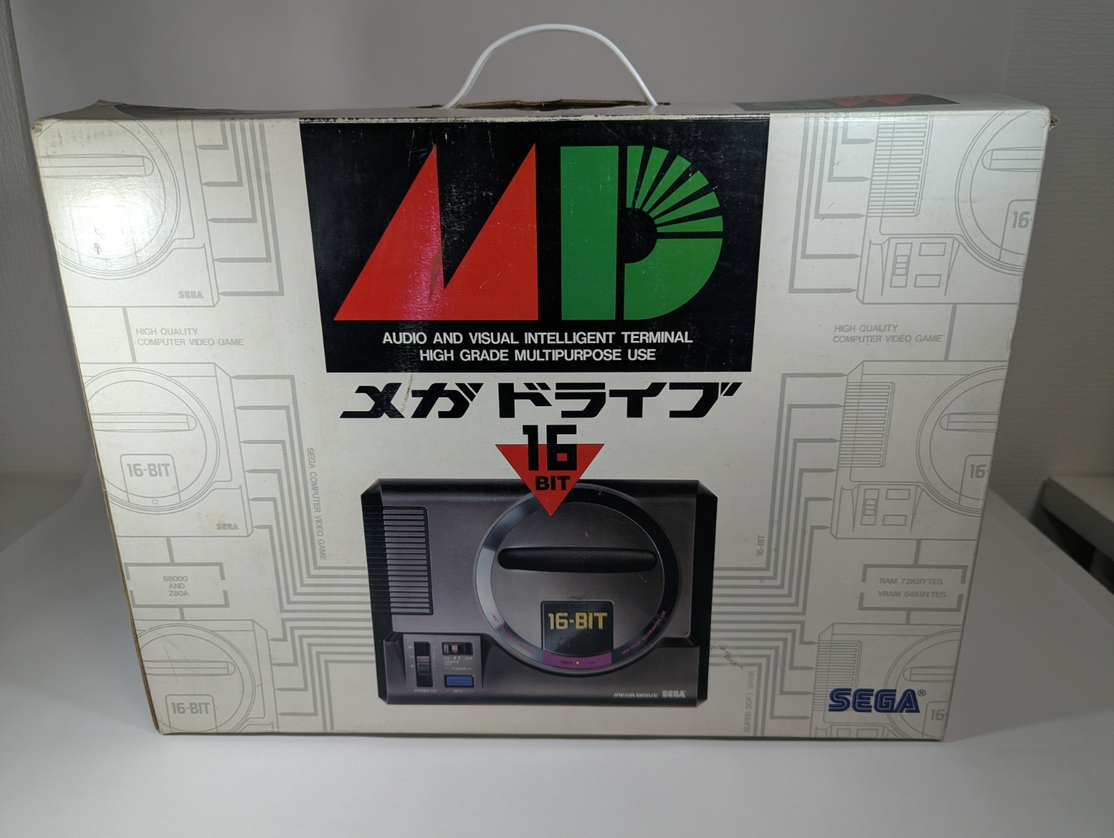 Japan Mega Drive Console System Boxed SEGA