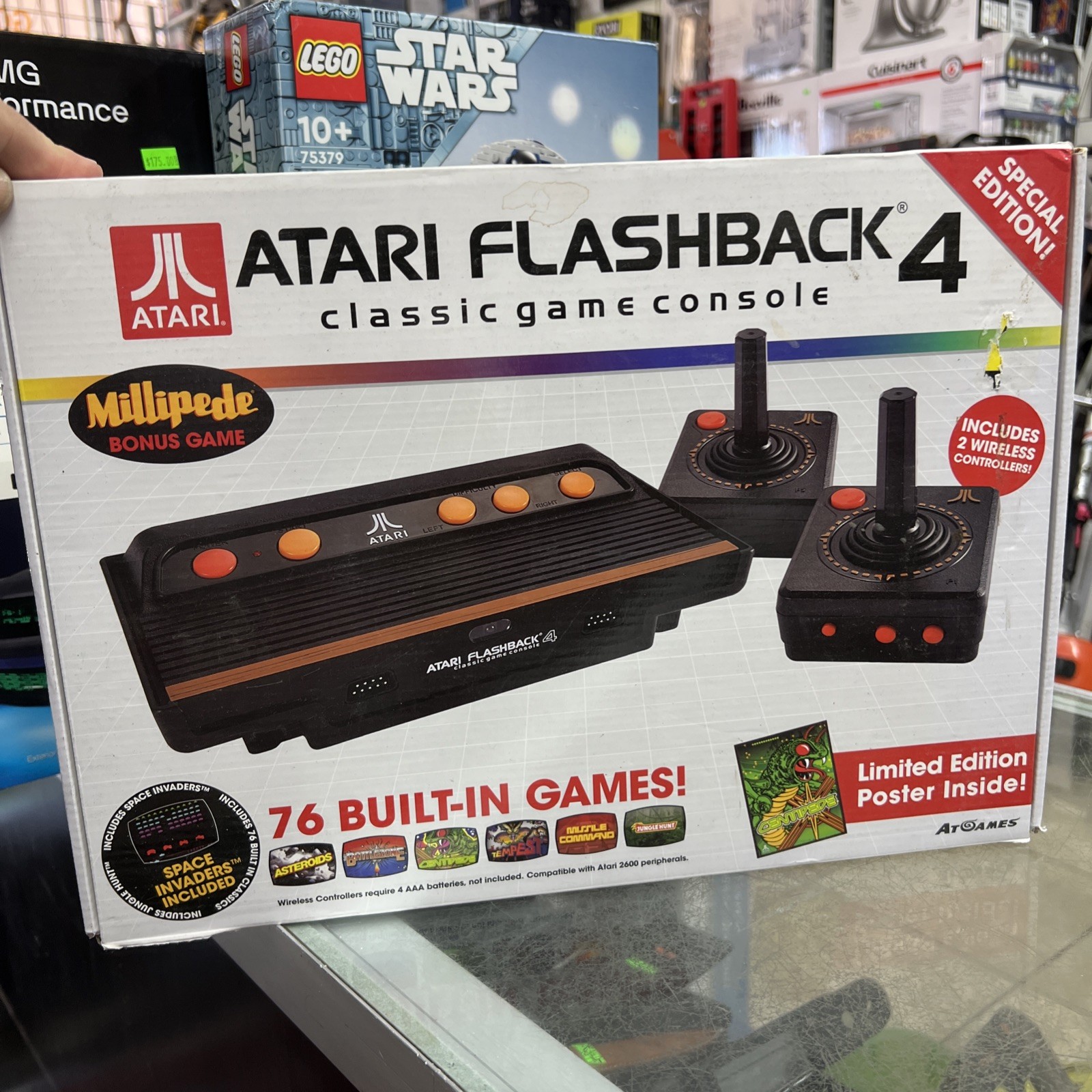 Atari Flashback 4 – Classic Game Console With 76 Built In Games On System
