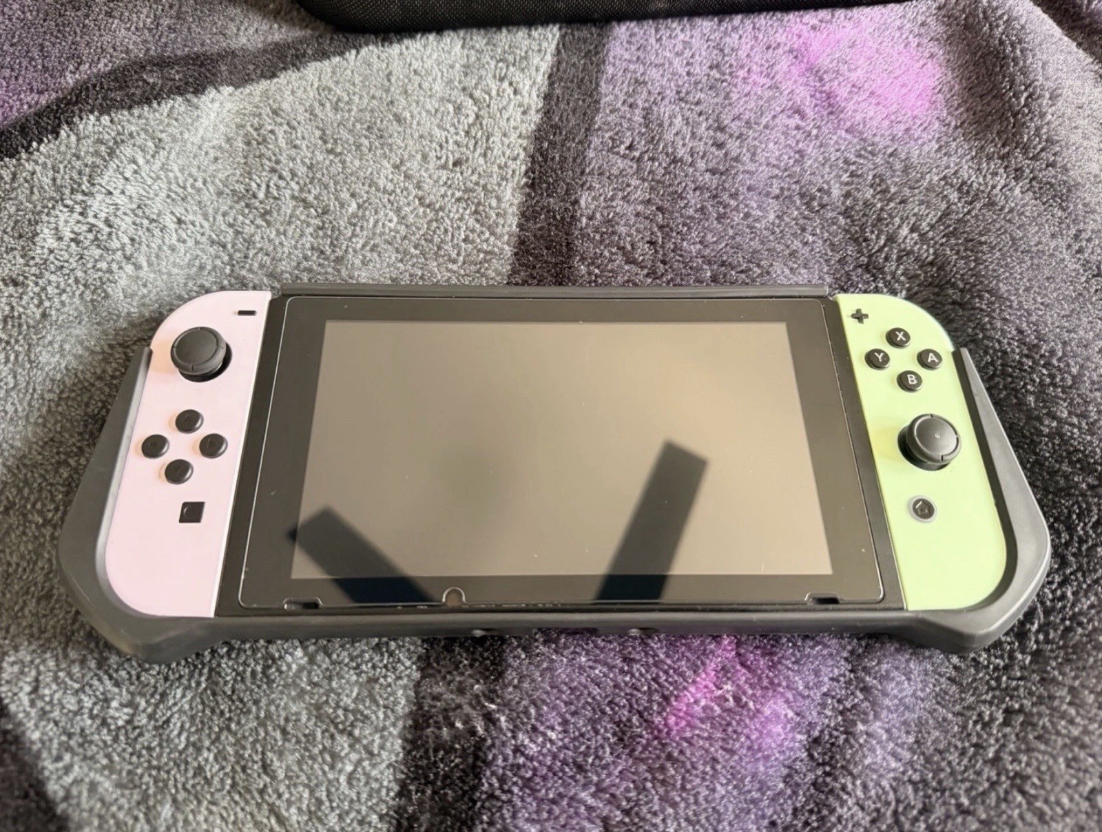 Nintendo Switch Console Pink & Green Joy-Con, Carrying Case, Accessories