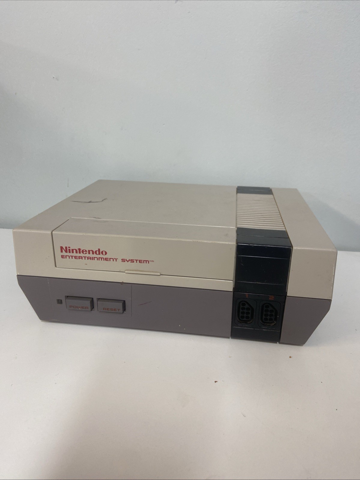 Nintendo NES Console – With RF Switch Adapter