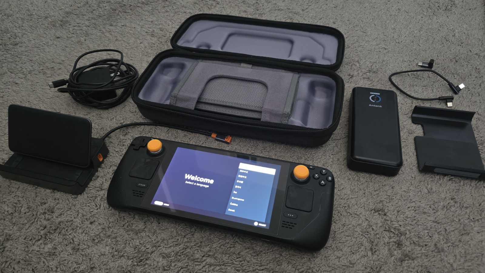 Valve Steam Deck 512GB LCD with Case, Charger, and Extras – Excellent Condition