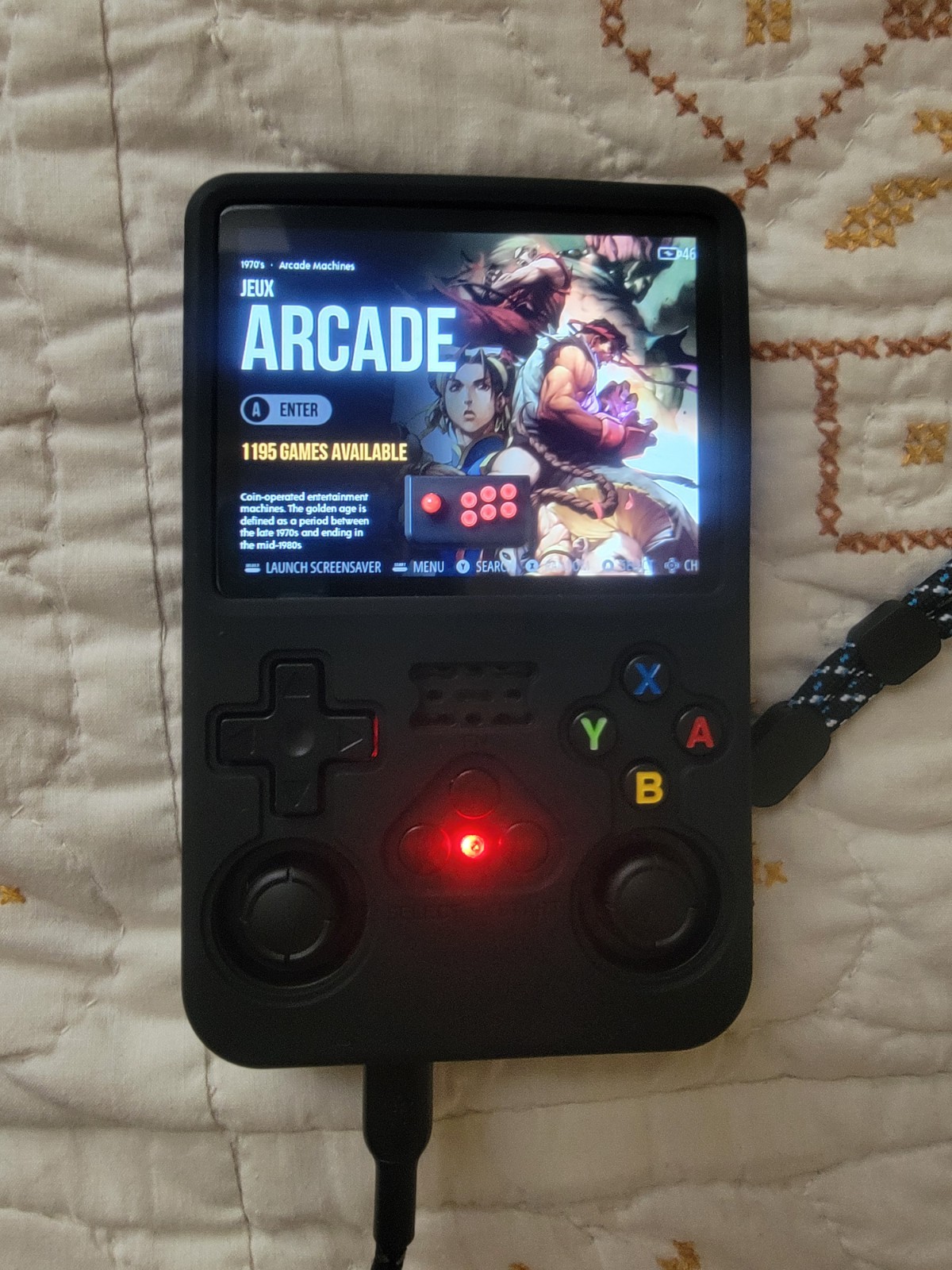 R36S Retro Snap Handheld Game Console 4K HD Black 128G