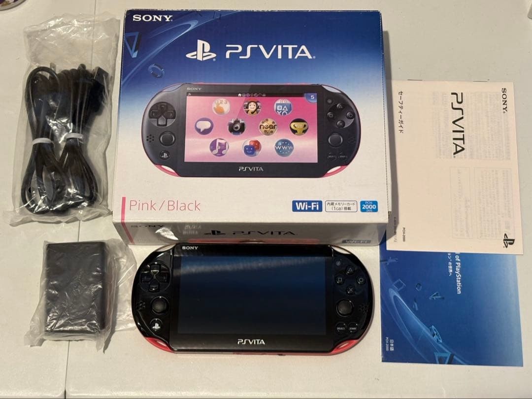 Confirmed working PSVITA 2000 Console Pink Black