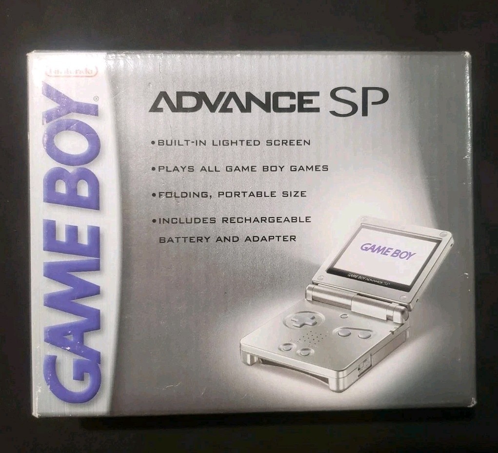 Platinum Game Boy Advance SP New & Sealed