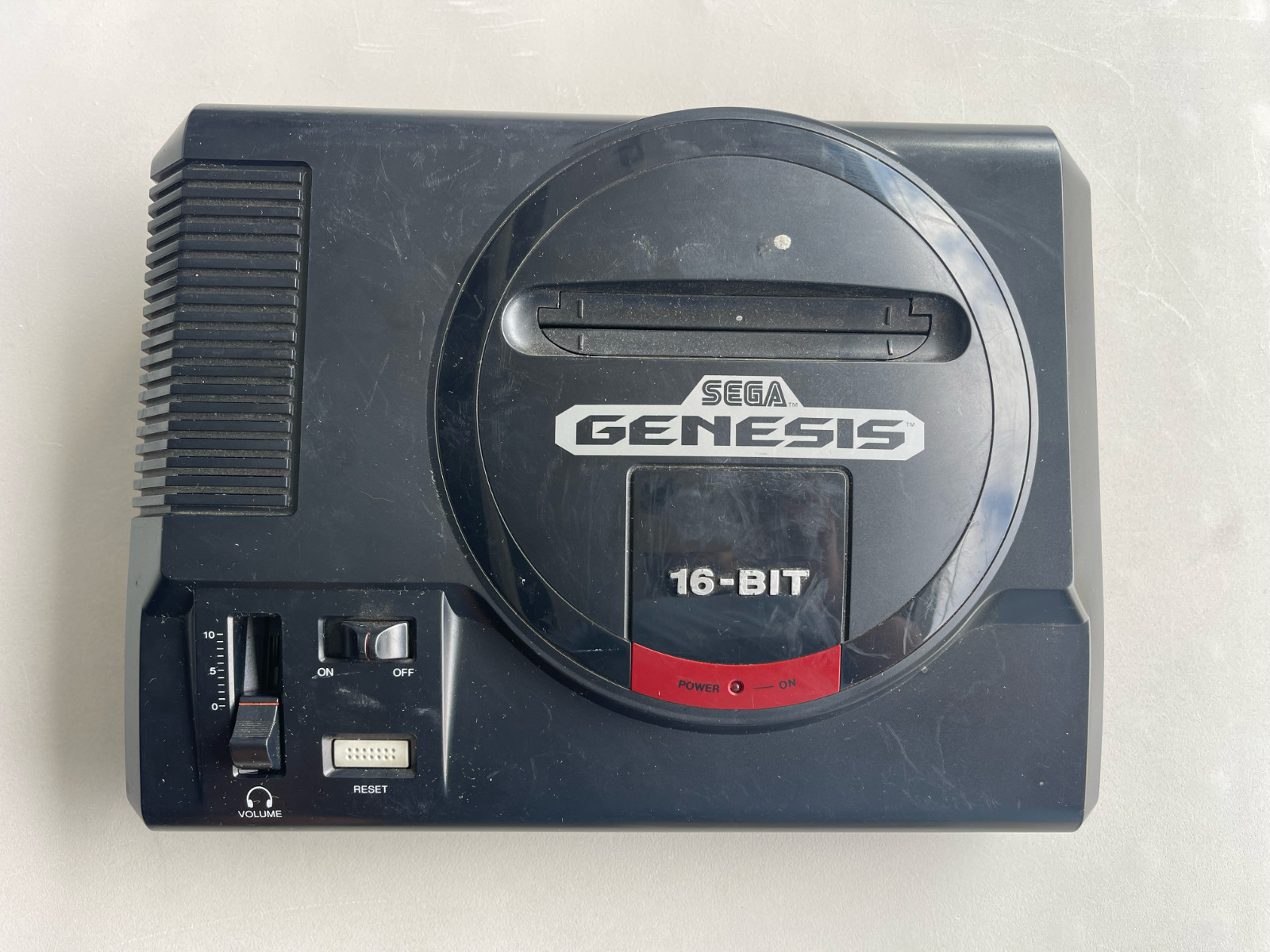 Sega Genesis Console Bundle 2 Power Sticks 9 Games 1 Controller Cables Tested