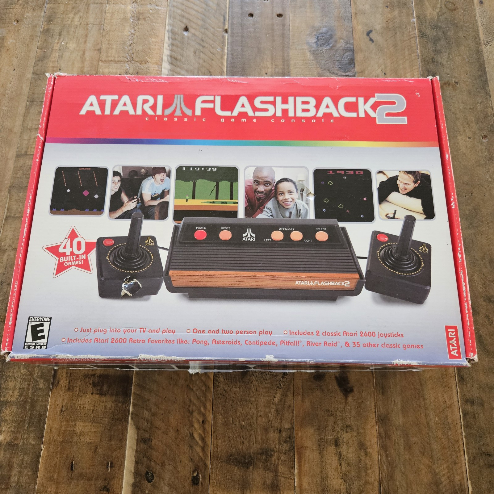 Atari Flashback 2 Classic Game Console 40 Games 2 Joysticks RCA 2600 🕹️