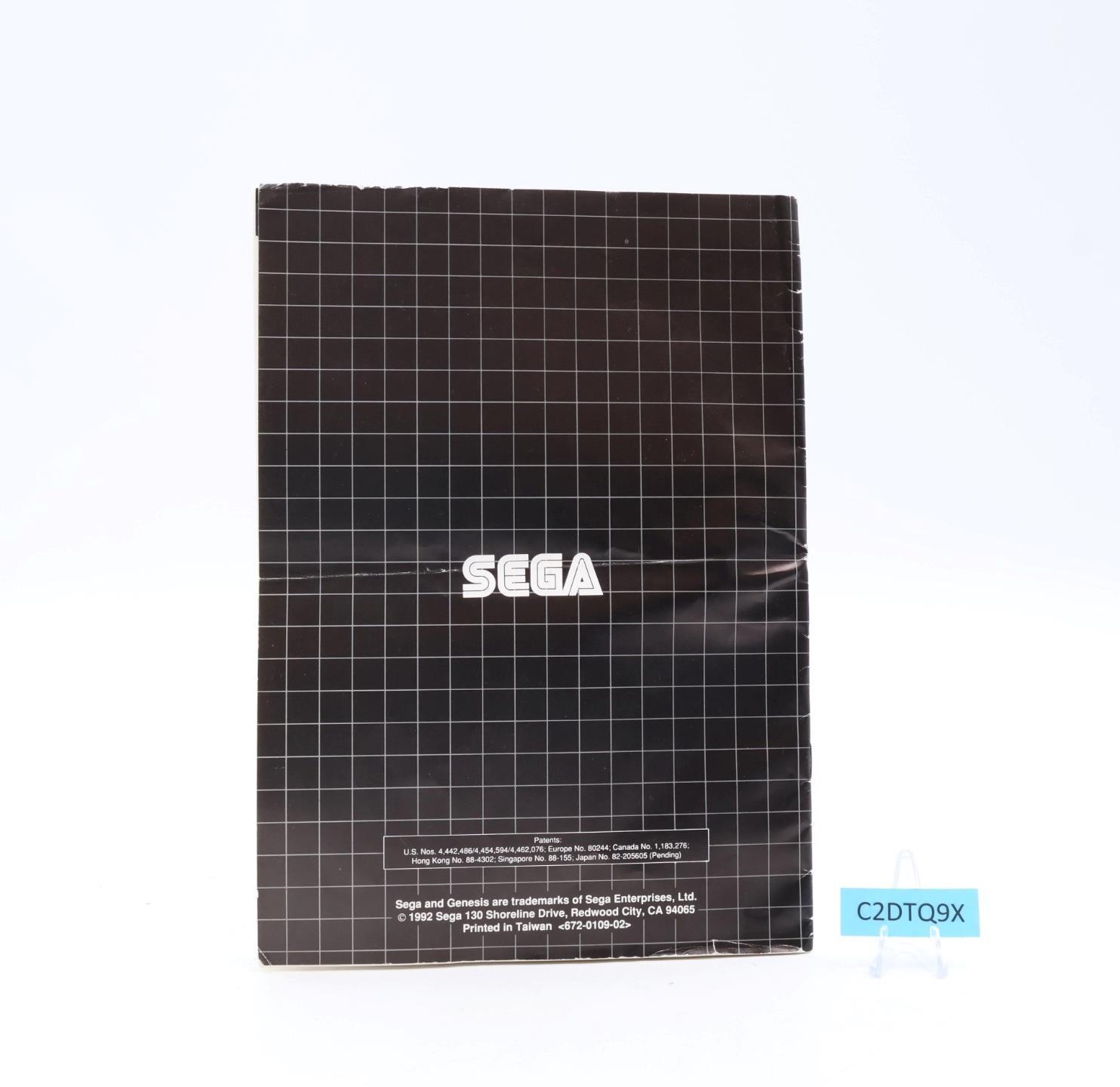 Sega Genesis 1-Bit Console W/ Controller & Instructions 1992 Vintage