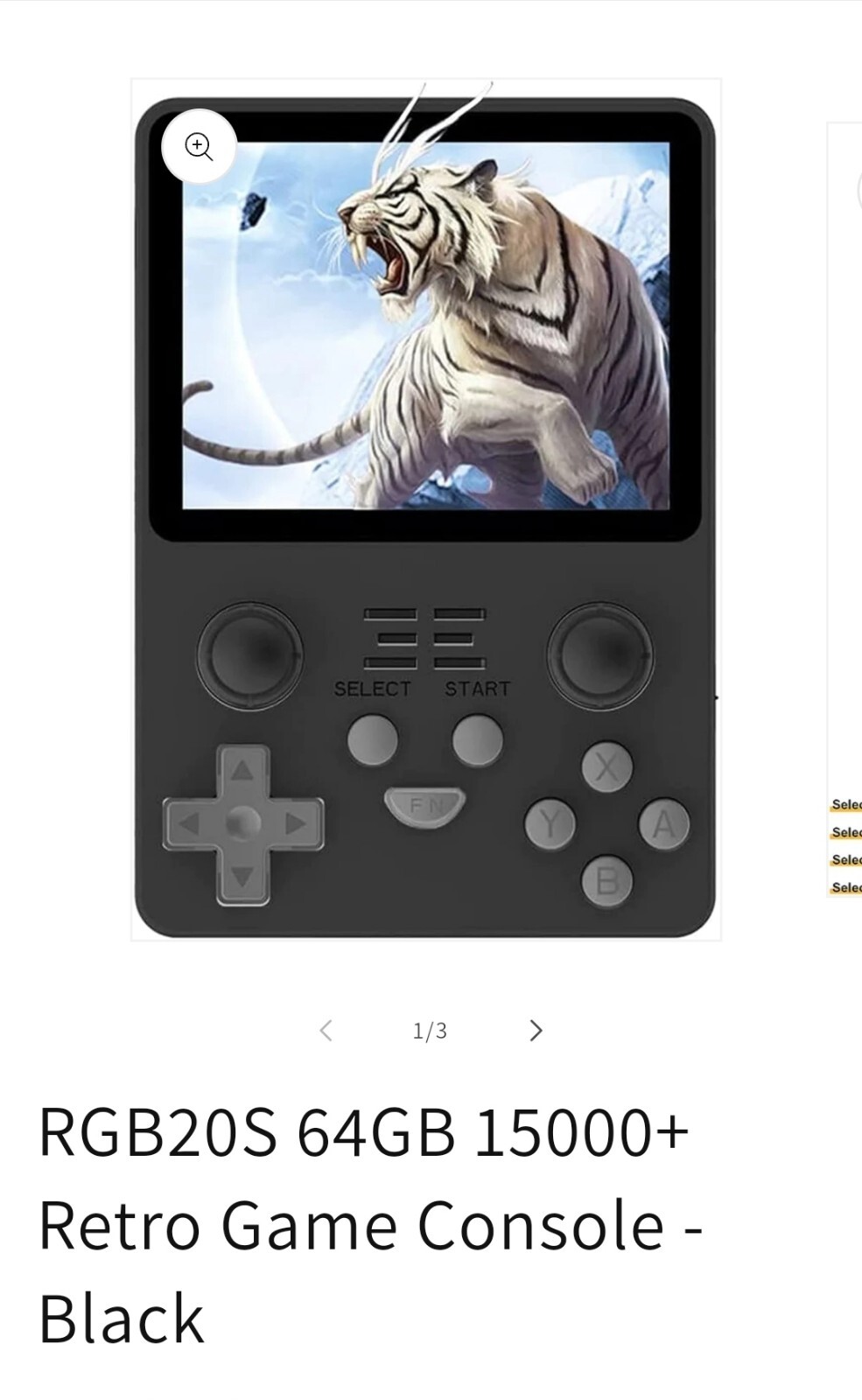 retro handheld gaming console