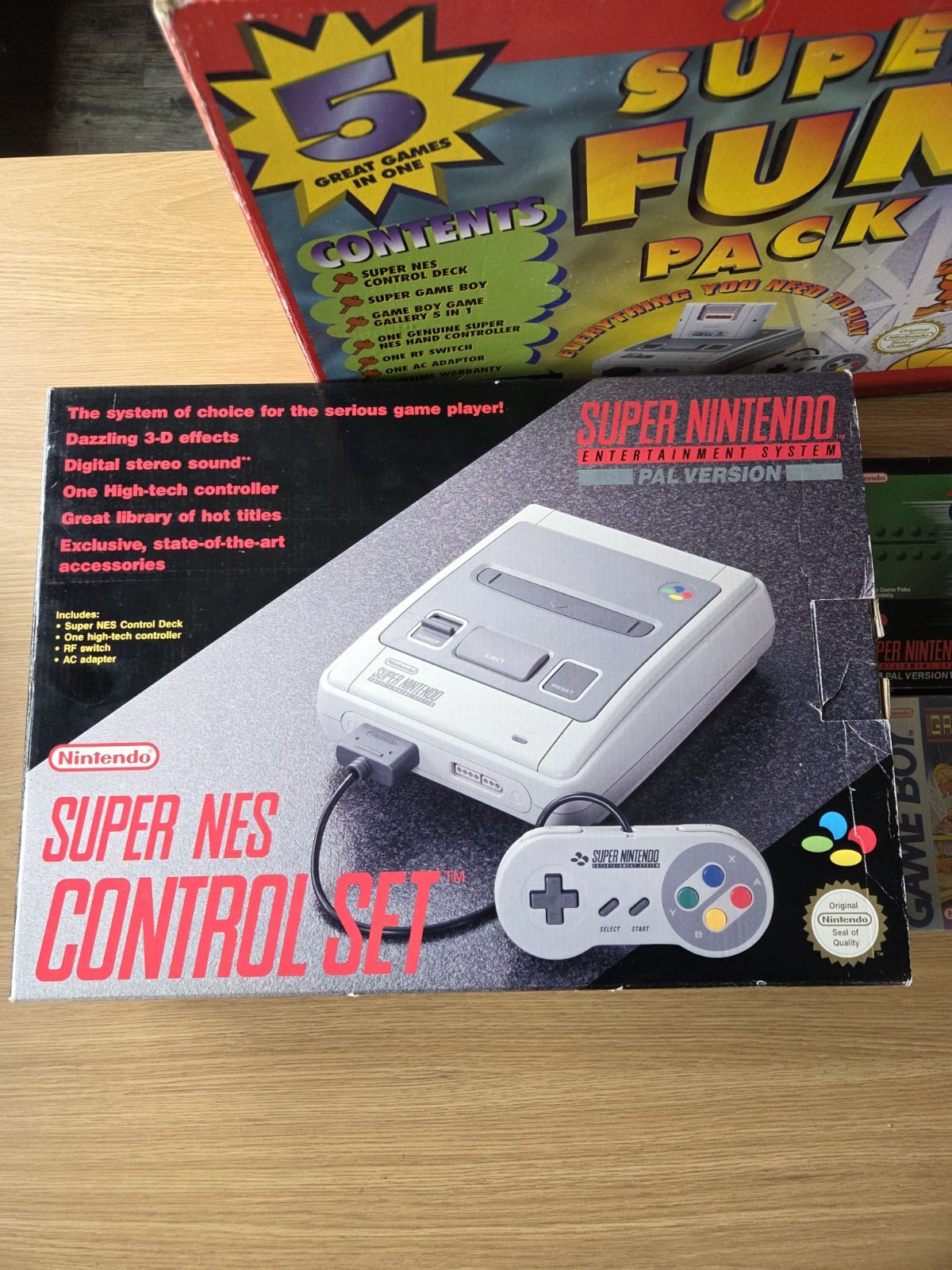 Super Nintendo Super Fun Pack – SNES – AUS PAL – Big Box Snes – Game Boy