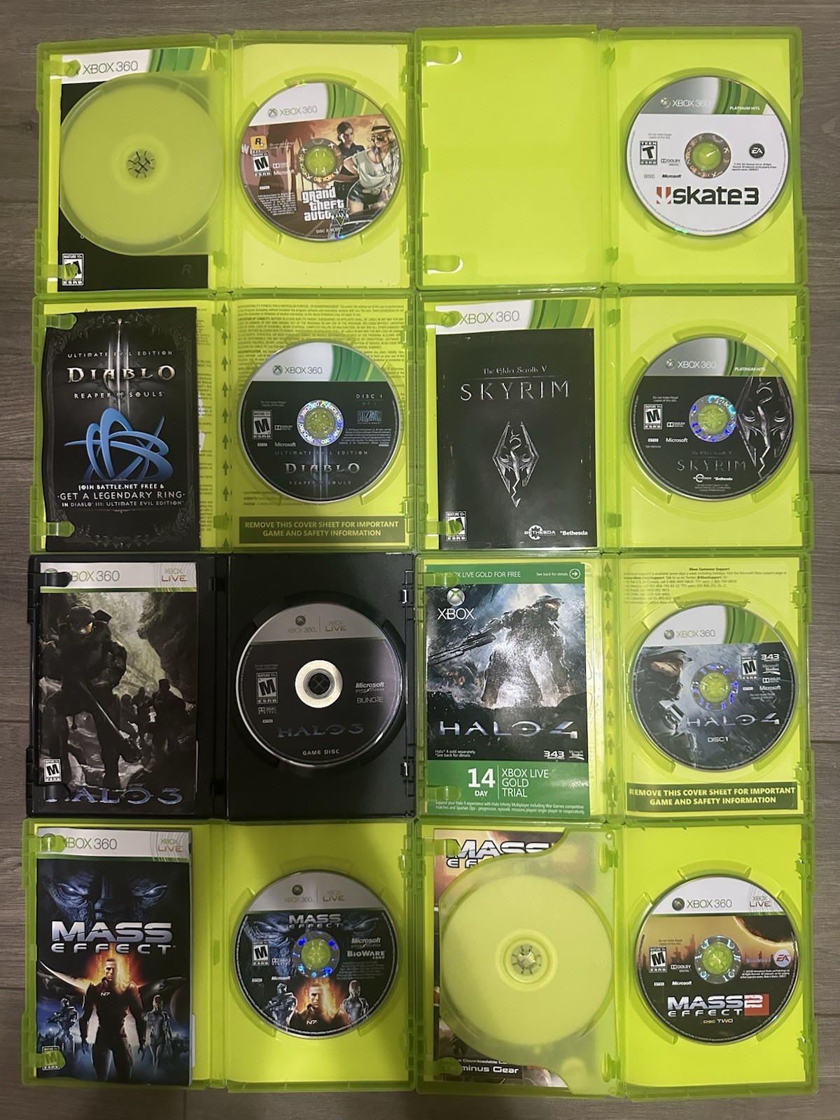 Xbox 360 ELITE BLK 120GB Console Bundle. HDMI Rdy. All Major Title. WiFi Adapter