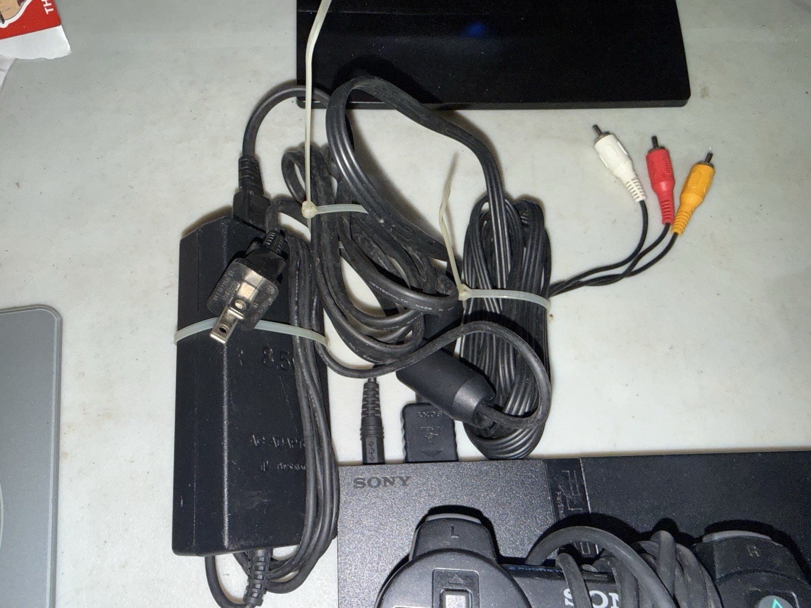 Sony PlayStation 2 Slim Console W Controller, Mem, Multi-tap (TV NOT INCLUDED)
