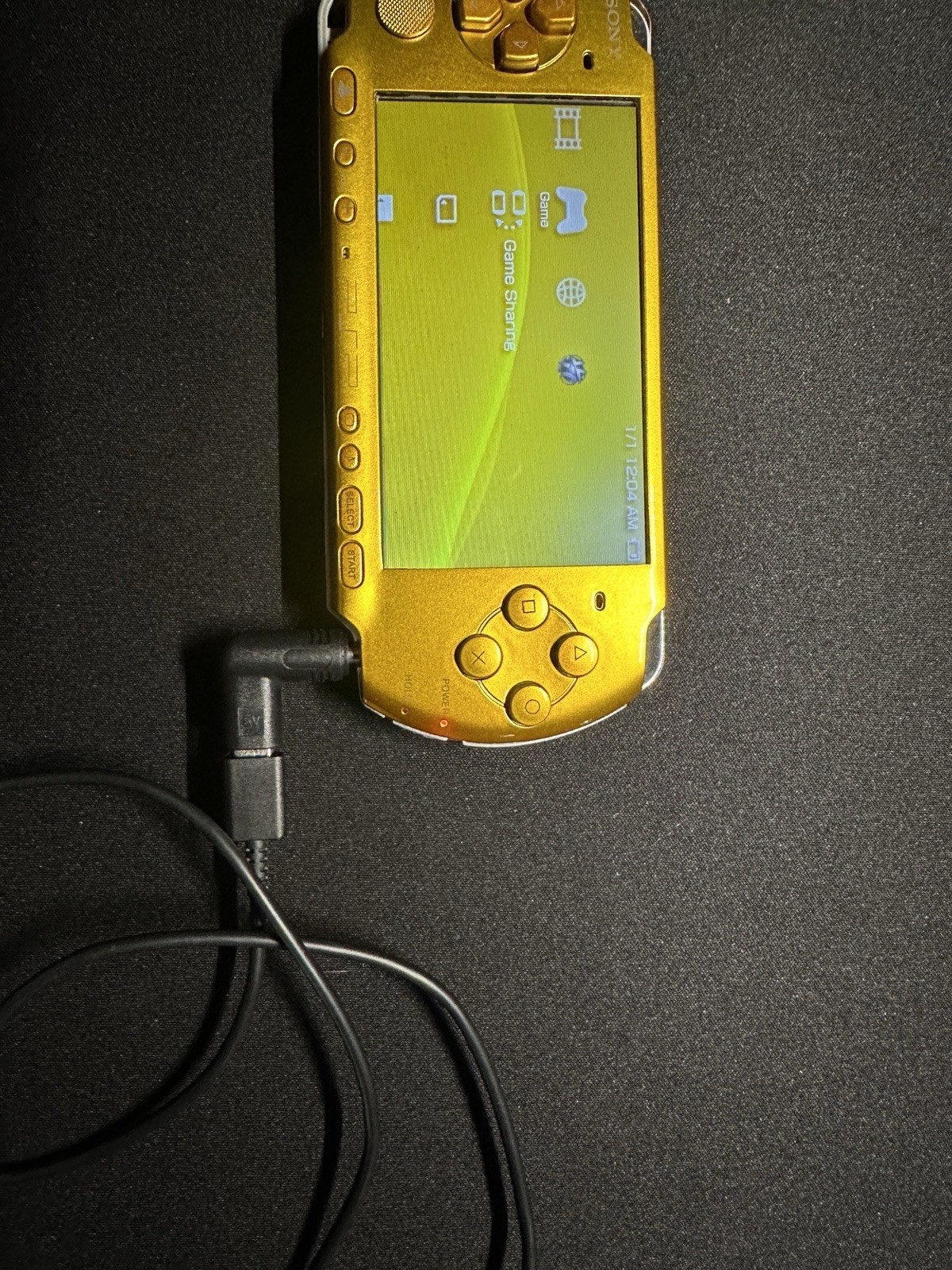 Sony PSP-3000 Gold Handheld Console IPS Screen