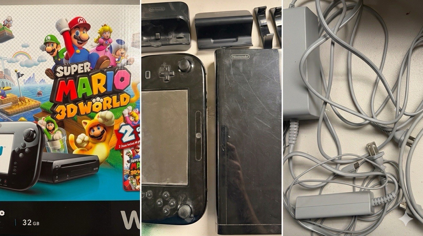 Nintendo Wii U 32 GB Super Mario 3D World Deluxe Set – Black
