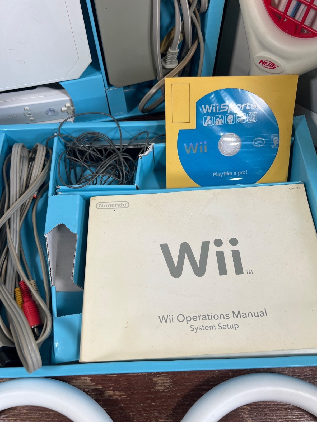 Nintendo Wii Console Bundle With Accessories Games & Sports Attachments Tested