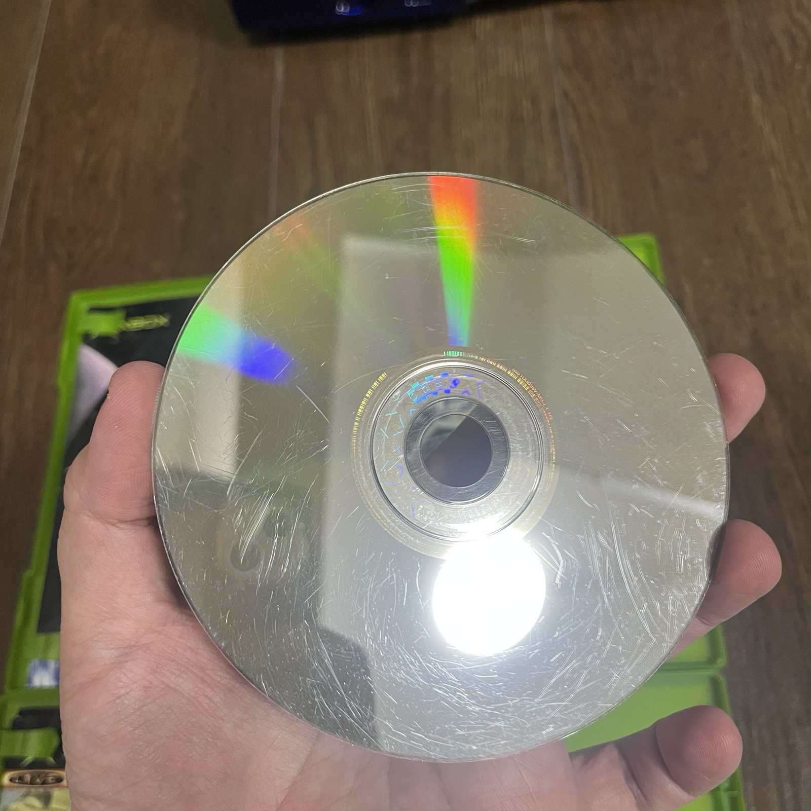 Original Xbox Halo 2 Crystal Ice Blue Console Black Jewel Asia ( Unmodified )
