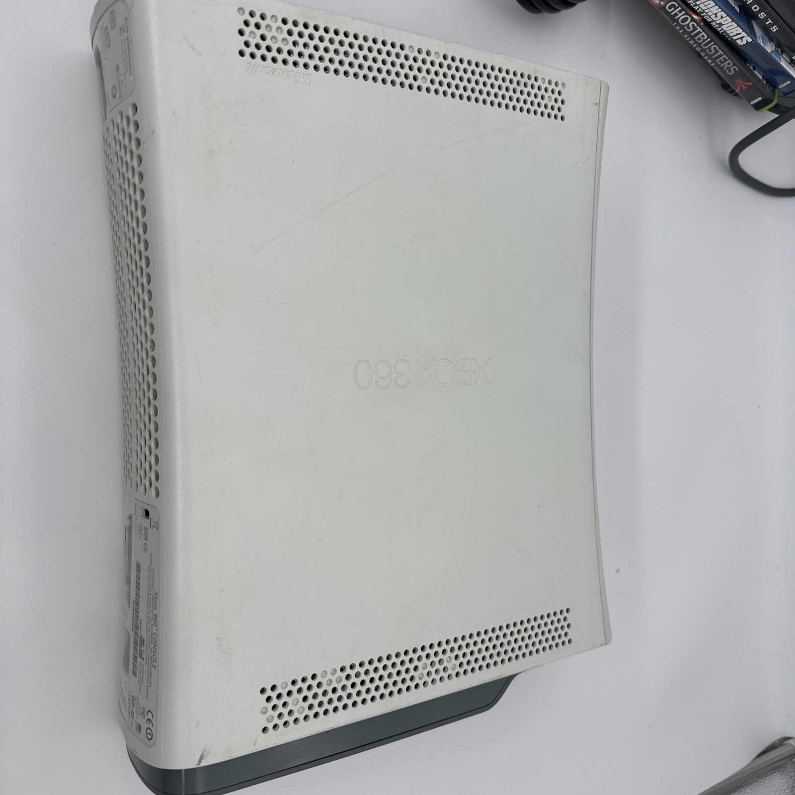Microsoft Xbox 360 Console White 60 GB HHD Hard Drive Bundle Tested